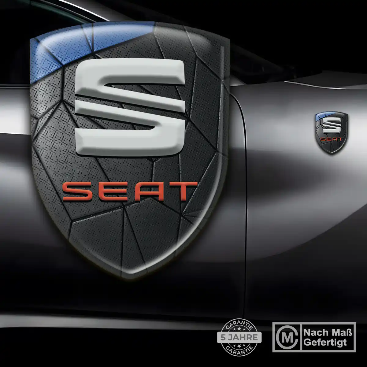 Seat 3D Gel Aufkleber Emblem Premiumqualität