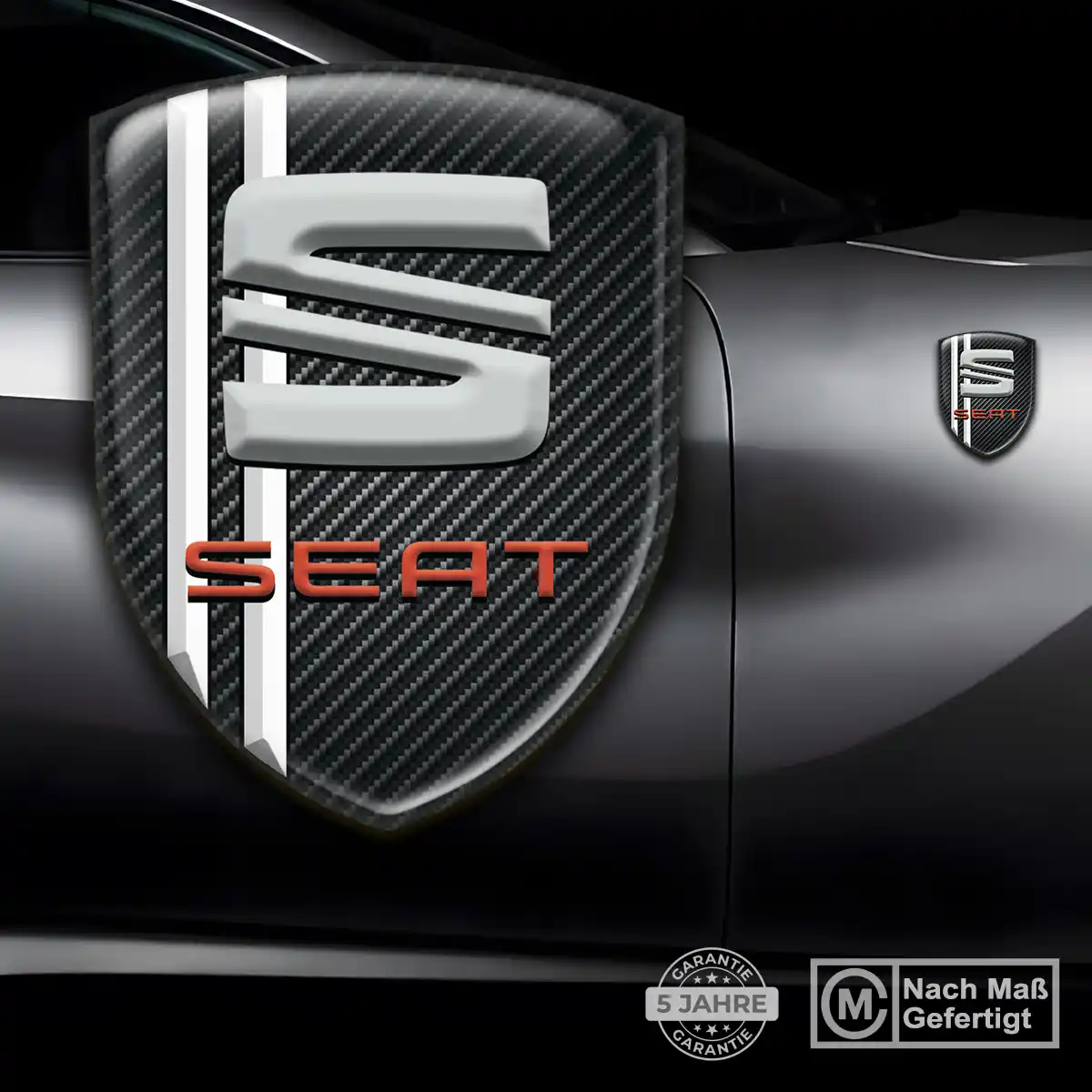 Seat 3D Gel Aufkleber Embleme Auto Limitierte Auflage