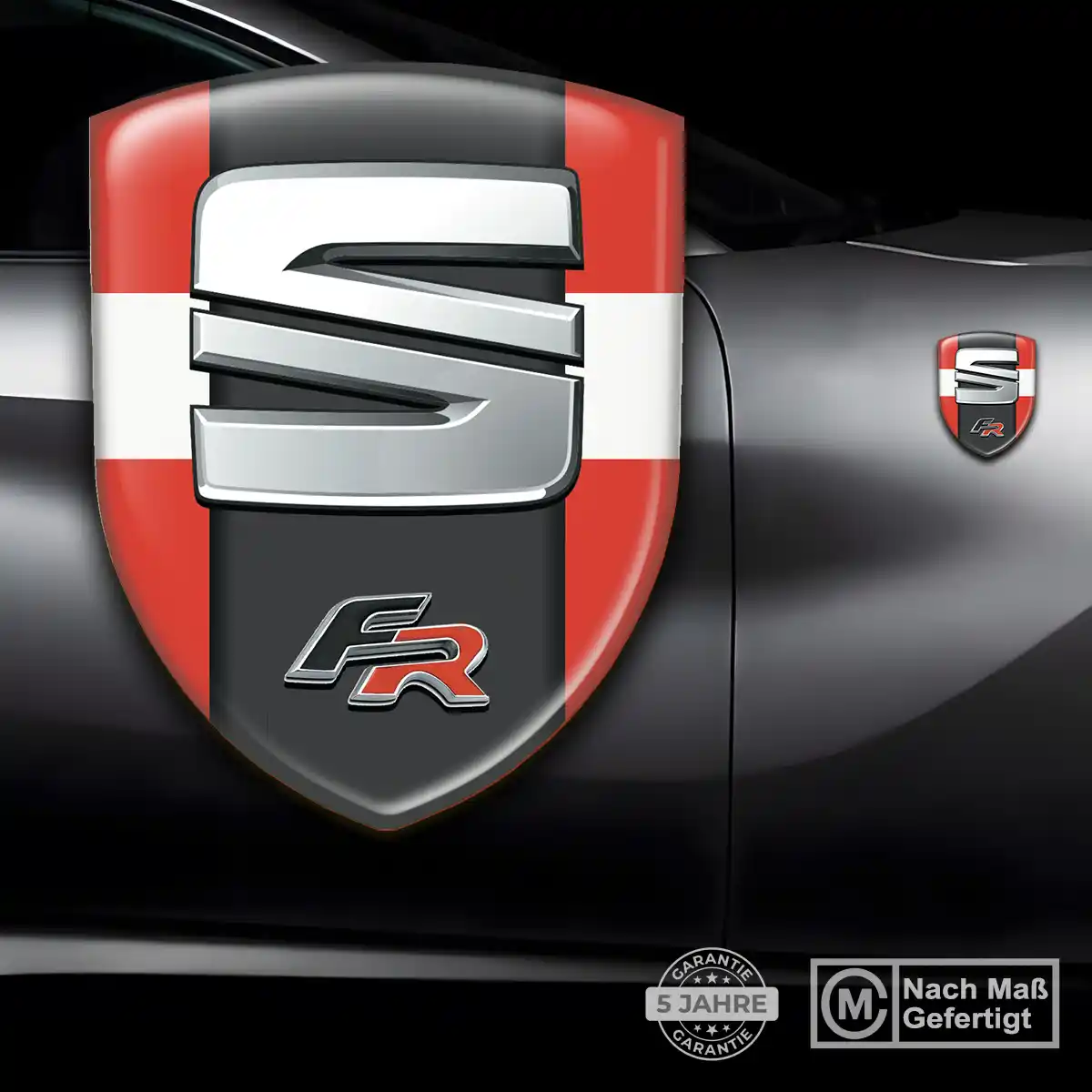 Seat 3D Gel Aufkleber Embleme Auto Stilvolles Design