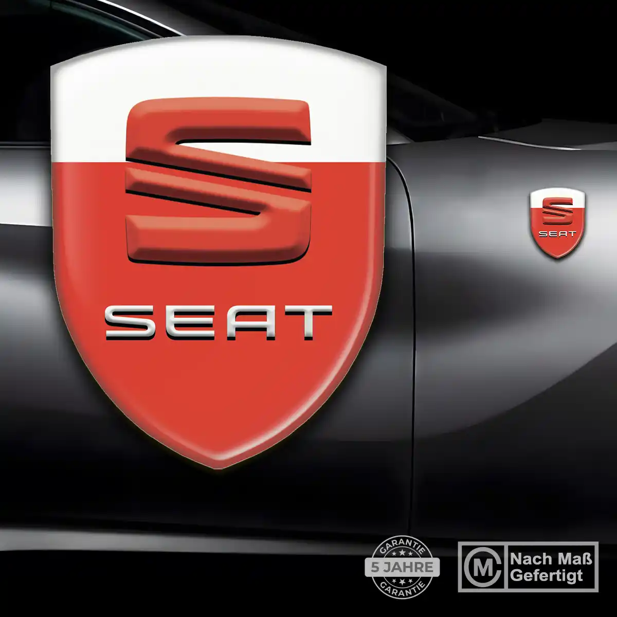 Seat 3D Gel Aufkleber Embleme Premiumqualität