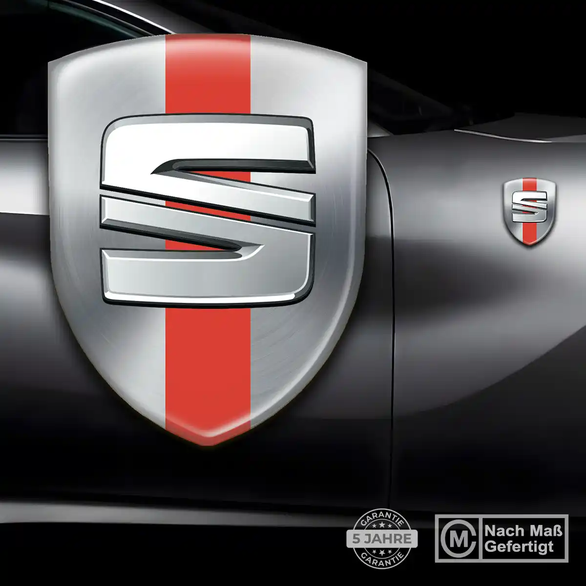 Seat 3D Gel Aufkleber Silikon Auto Hohe Qualität