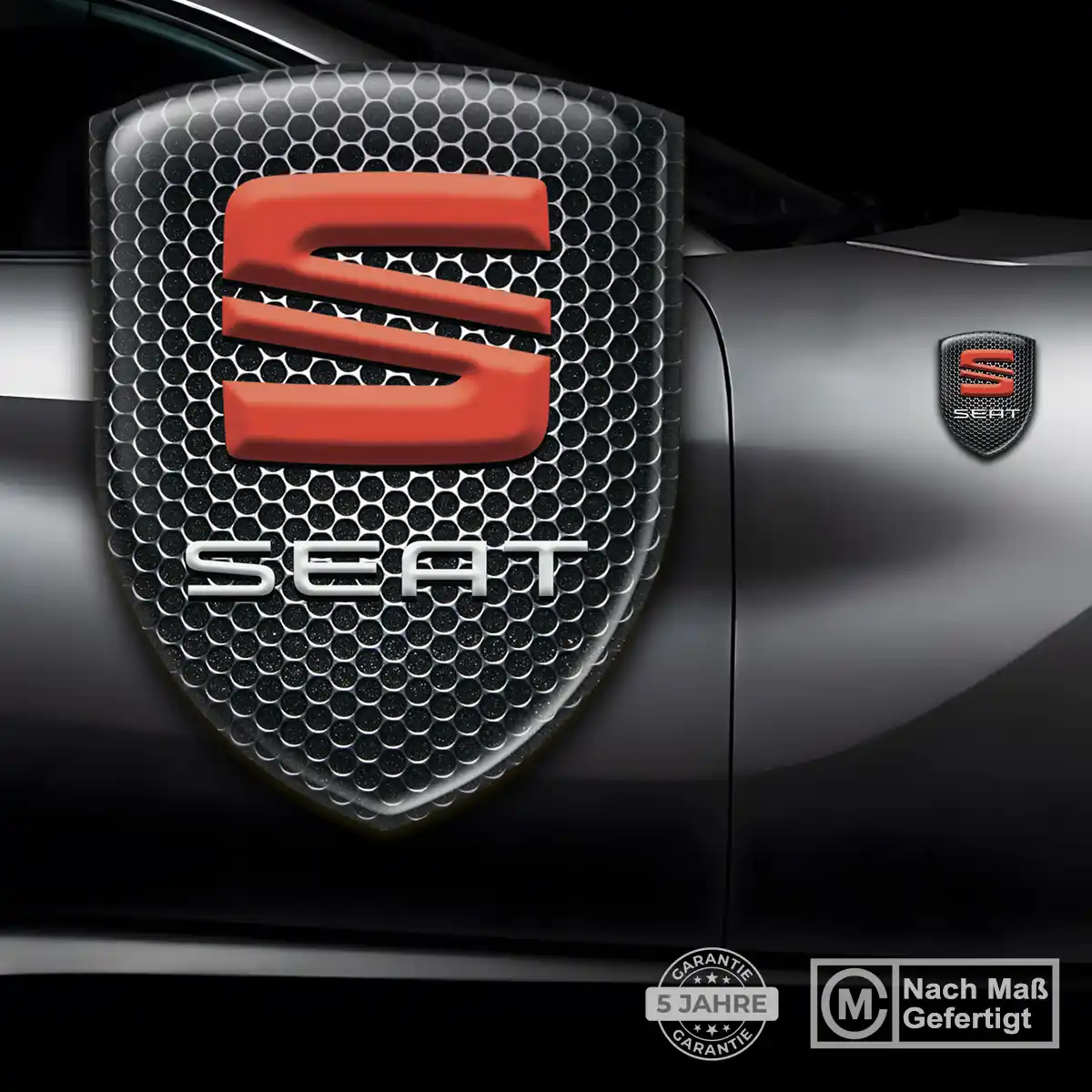 Seat 3D Gel Aufkleber Silikon Premium-Edition