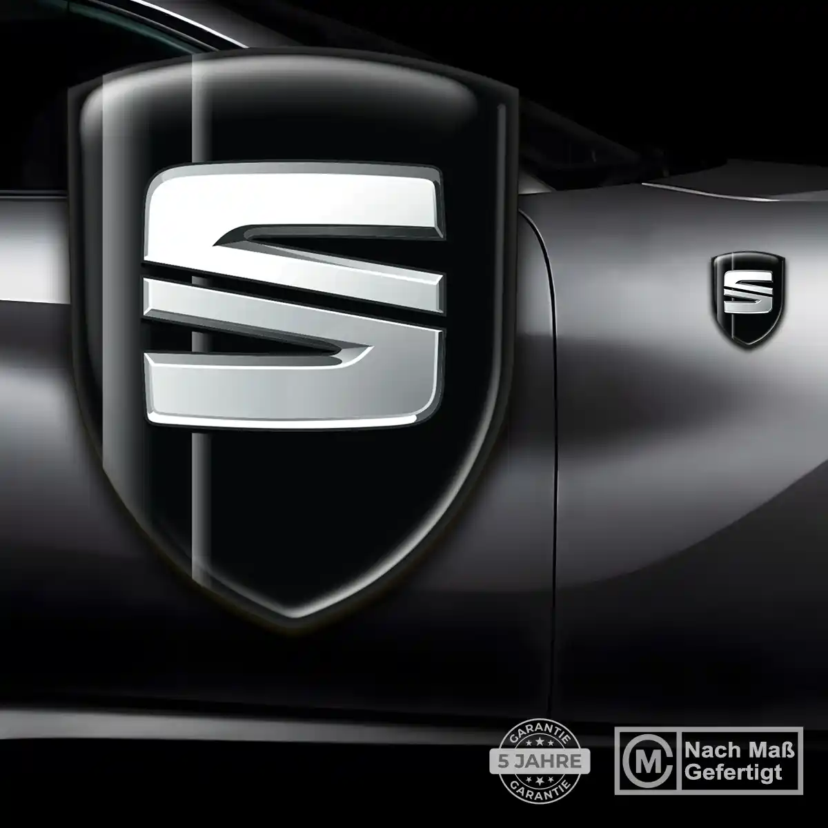 Seat 3D Gel Aufkleber Wappen Auto Hohe Qualität