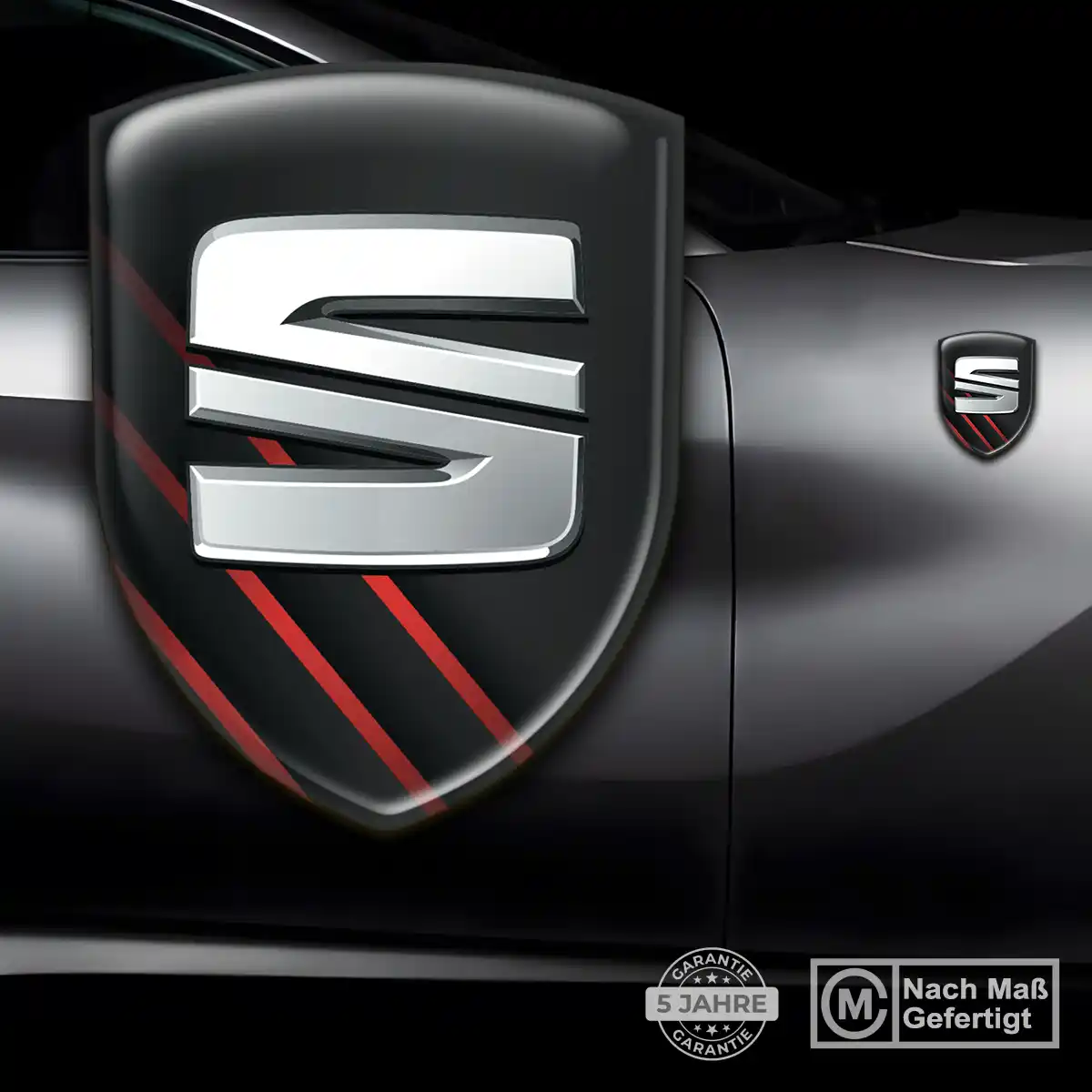 Seat 3D Gel Aufkleber Wappen Auto Premiumqualität