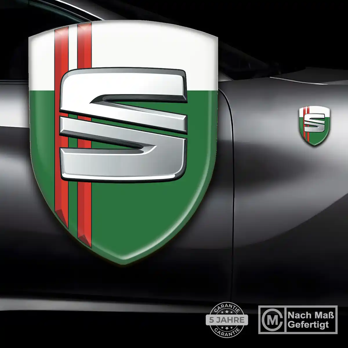 Seat 3D Gel Aufkleber Wappen Auto Stilvolles Design