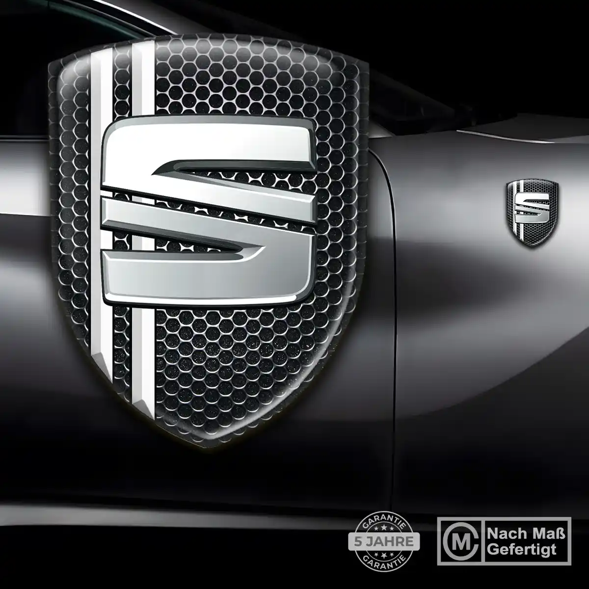 Seat 3D Gel Aufkleber Wappen Premium-Edition