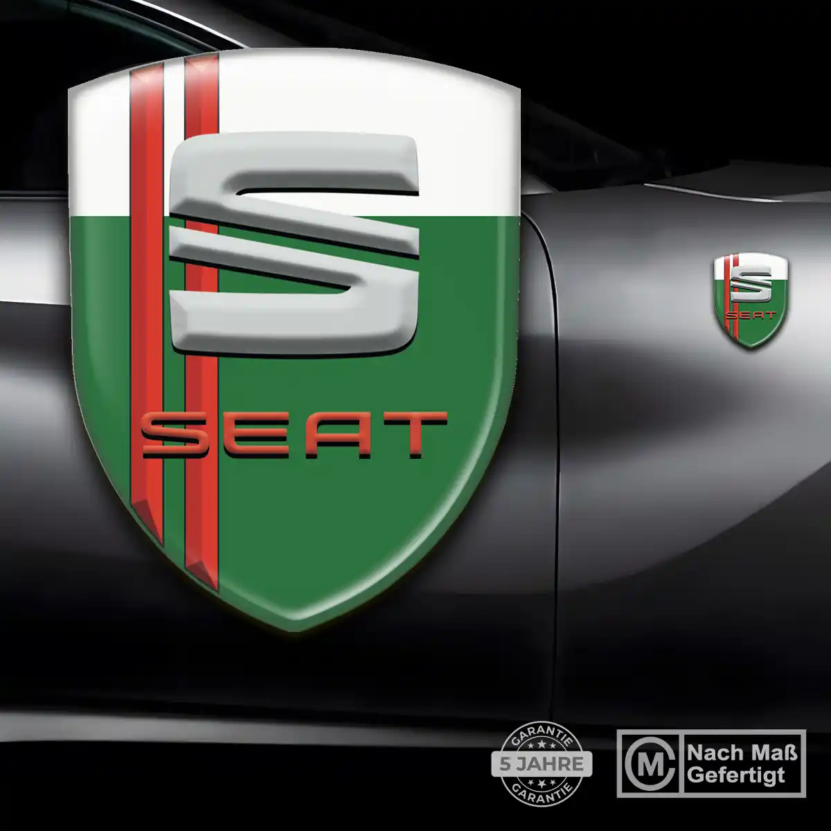 Seat 3D Gel Aufkleber Wappen Premiumqualität