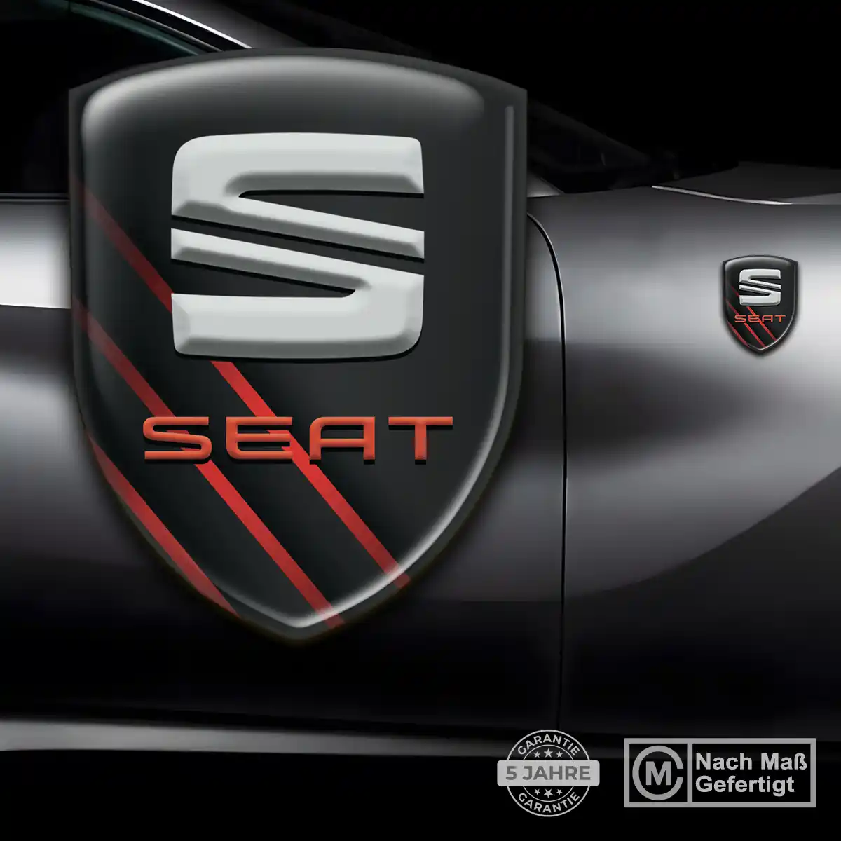 Seat Aufkleber 3D Gel Emblem Auto Stilvolles Design