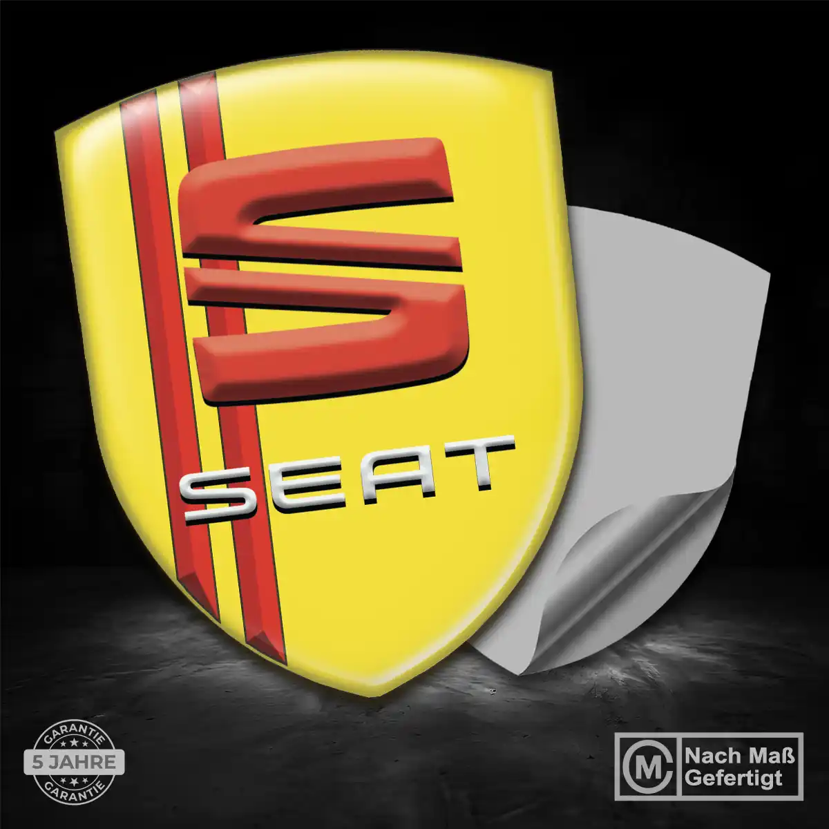 Seat Aufkleber 3D Gel Emblem Hohe Qualität