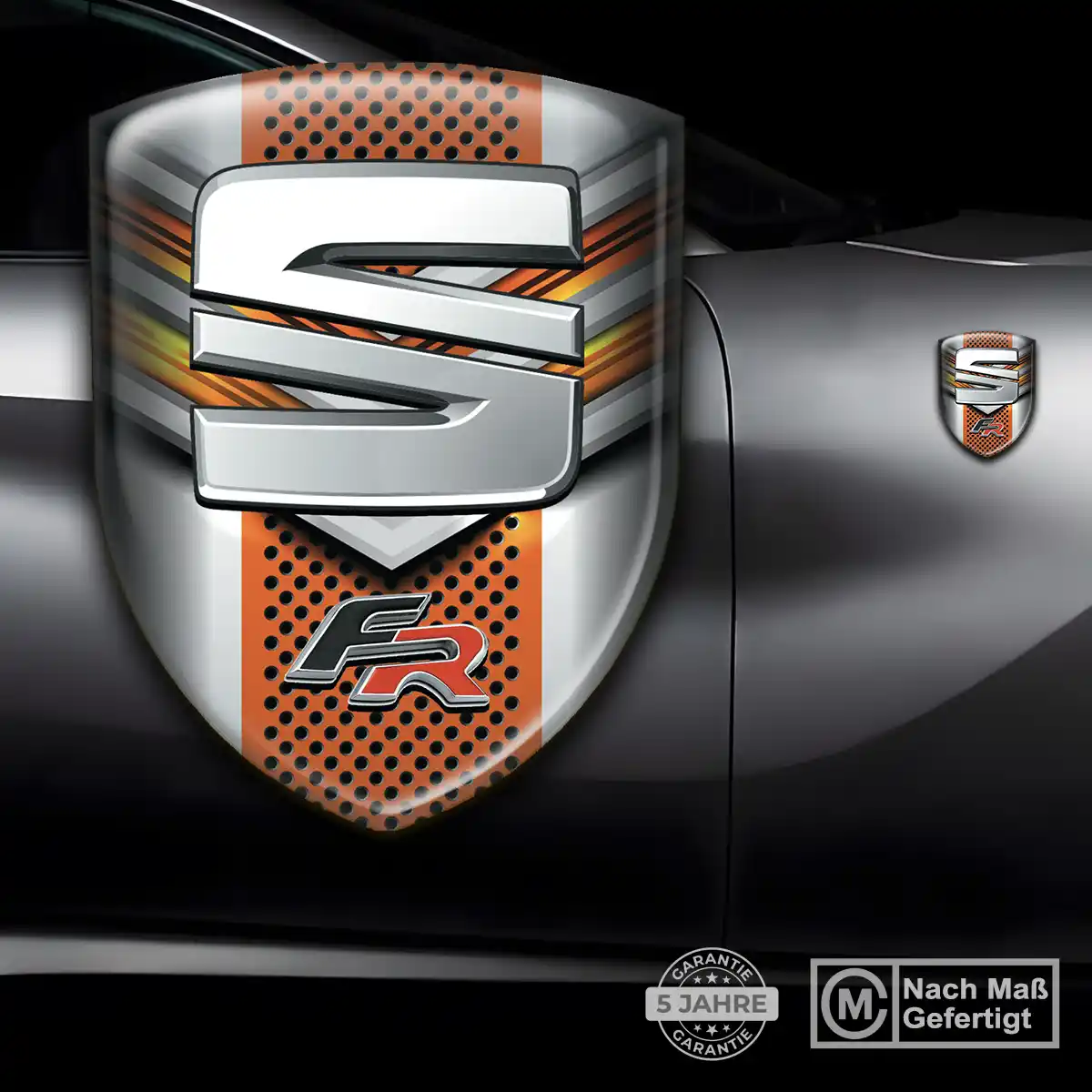 Seat Aufkleber 3D Gel Emblem Premium-Edition