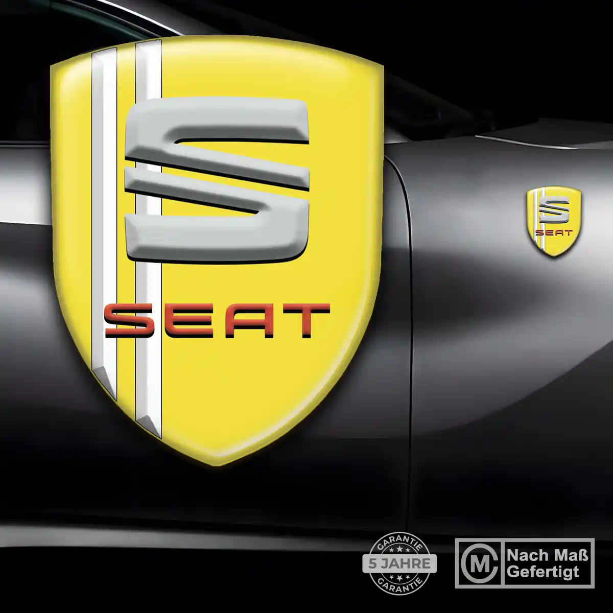Seat Aufkleber 3D Gel Emblem Premiumqualität