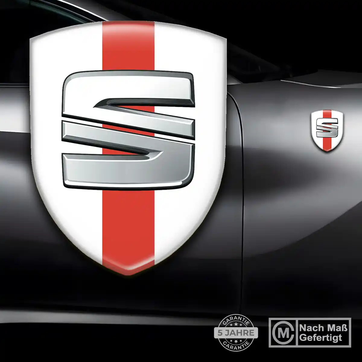 Seat Aufkleber 3D Gel Embleme Premium-Edition