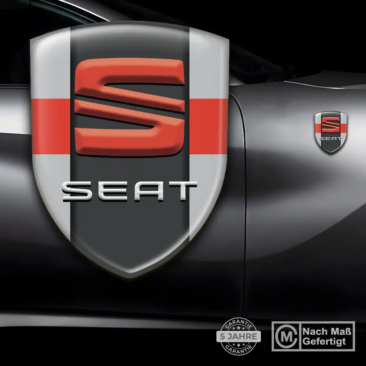 Seat Aufkleber 3D Gel Embleme Premiumqualität