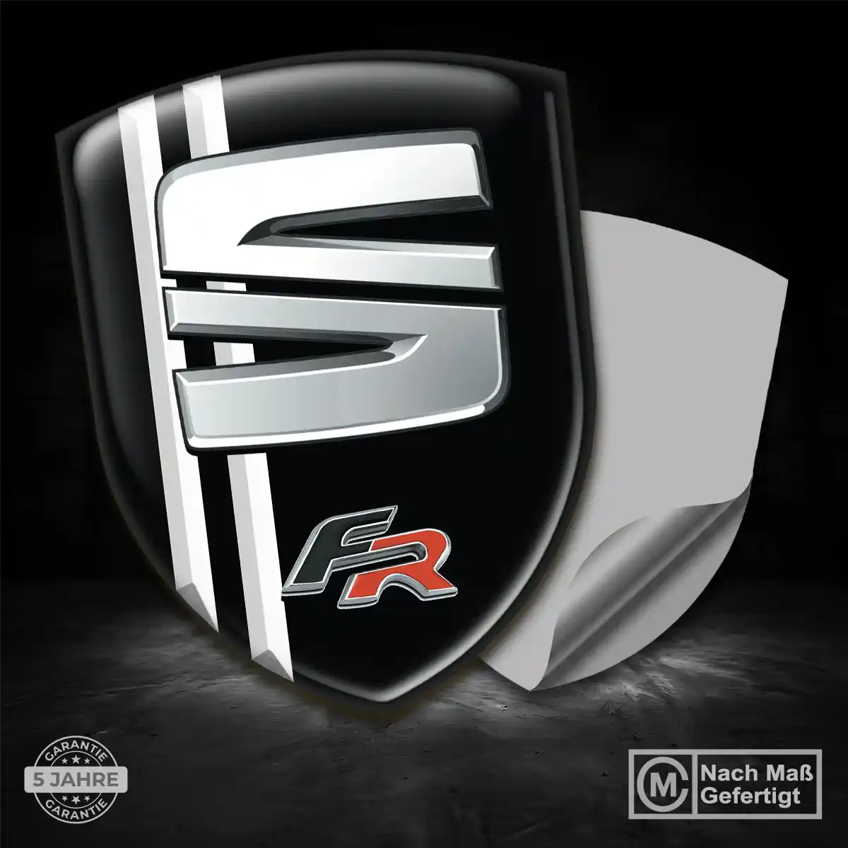Seat Aufkleber 3D Gel Embleme Stilvolles Design