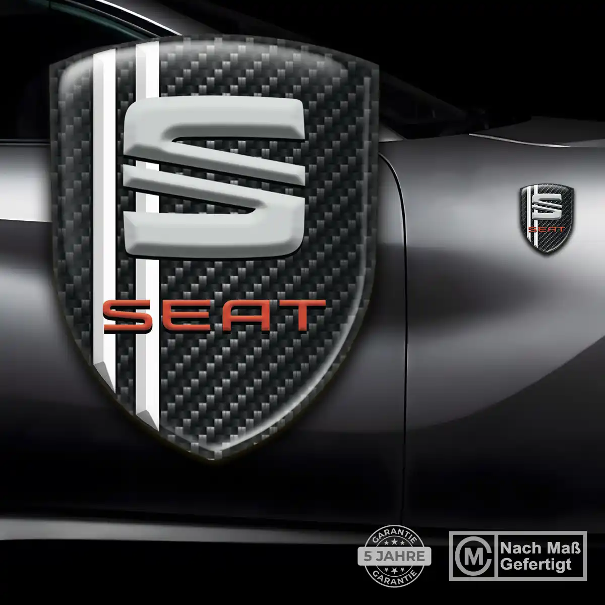 Seat Aufkleber 3D Gel Silikon Auto Premiumqualität