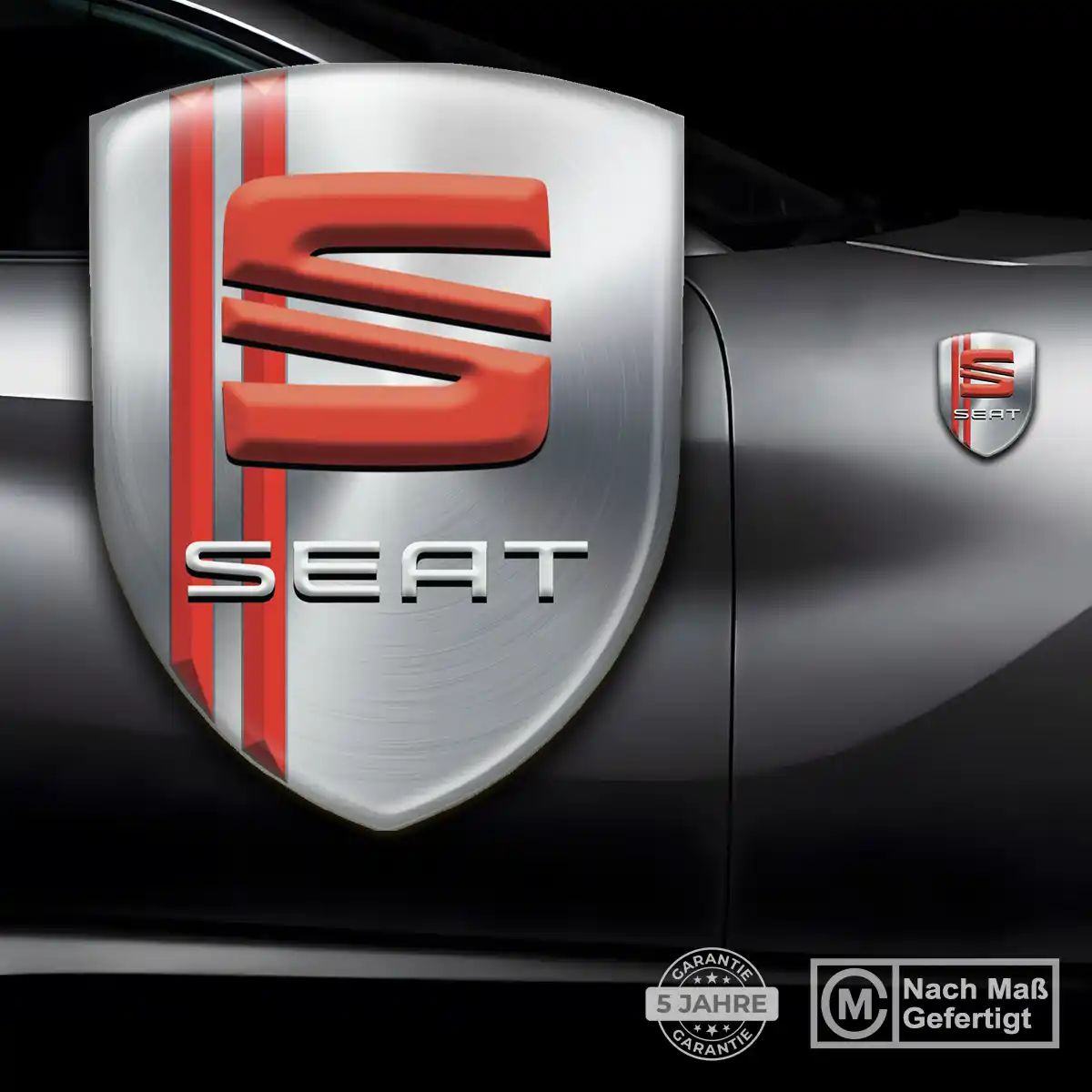 Seat Aufkleber 3D Gel Silikon Auto Stilvolles Design
