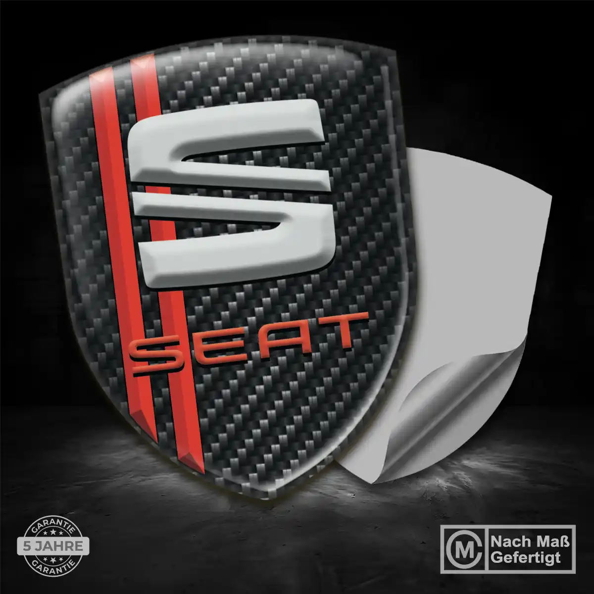 Seat Aufkleber 3D Gel Wappen Auto Hohe Qualität