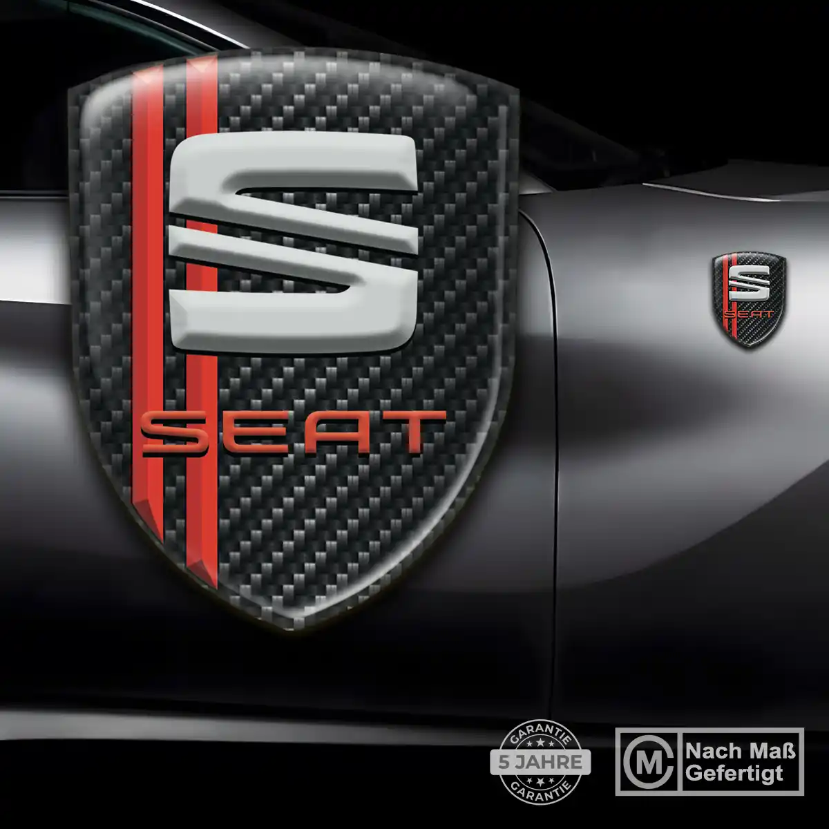 Seat Aufkleber 3D Gel Wappen Auto Hohe Qualität