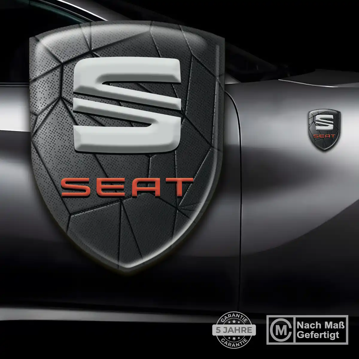 Seat Aufkleber 3D Gel Wappen Stilvolles Design