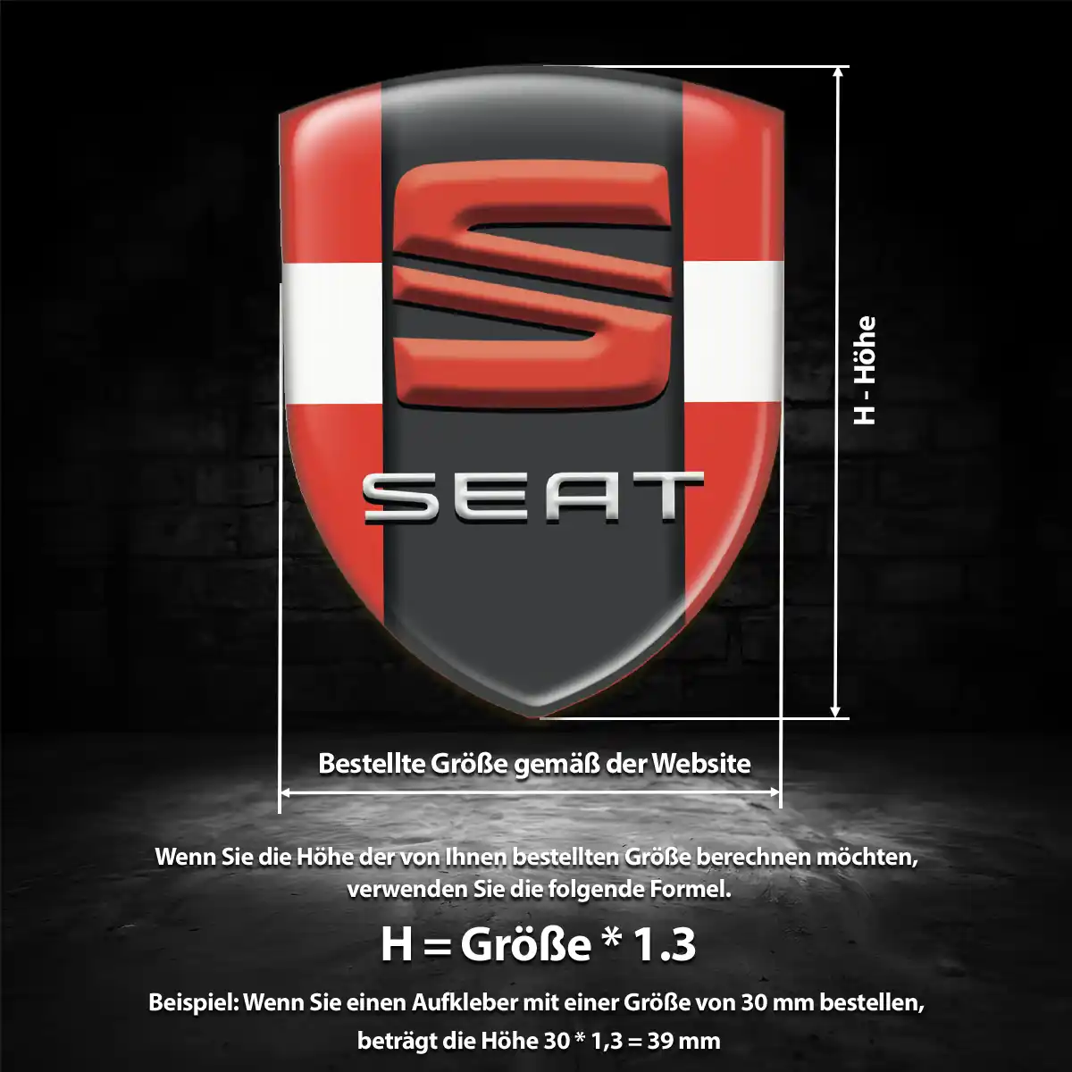 Seat Aufkleber Auto Stilvolles Design