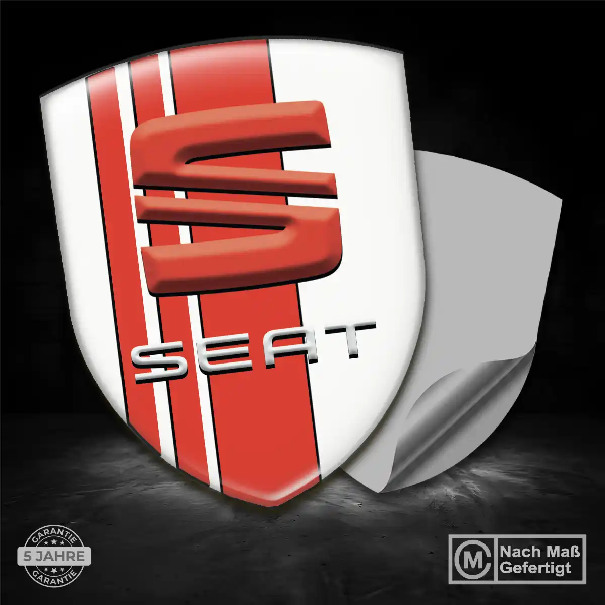Seat Aufkleber Emblem Limitierte Auflage