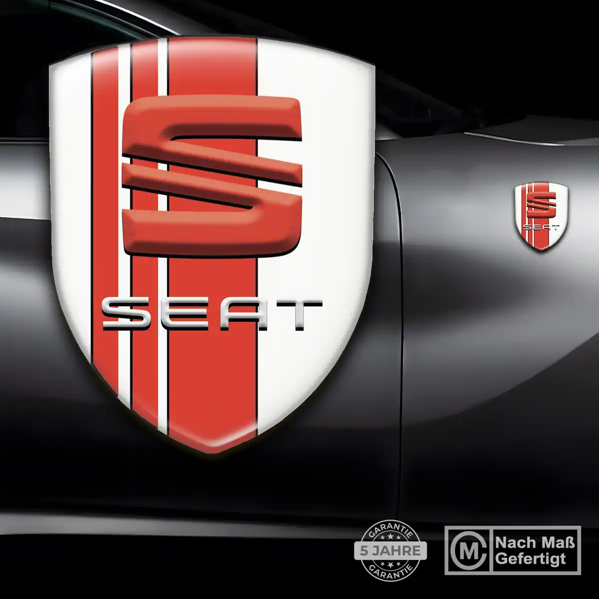 Seat Aufkleber Emblem Limitierte Auflage