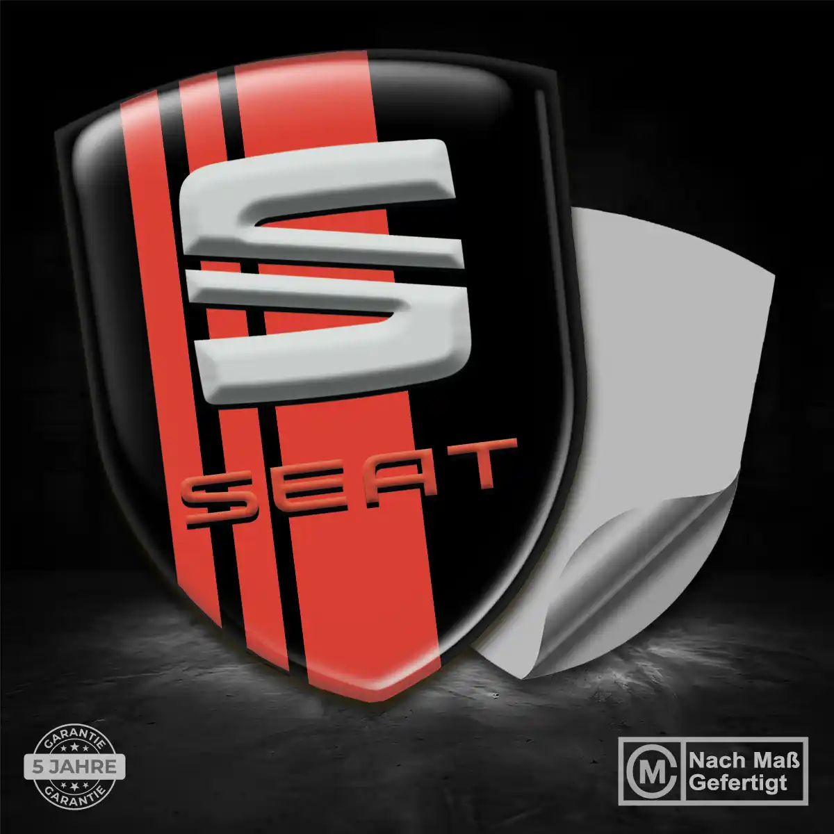Seat Aufkleber Emblem Wappen Auto Premiumqualität