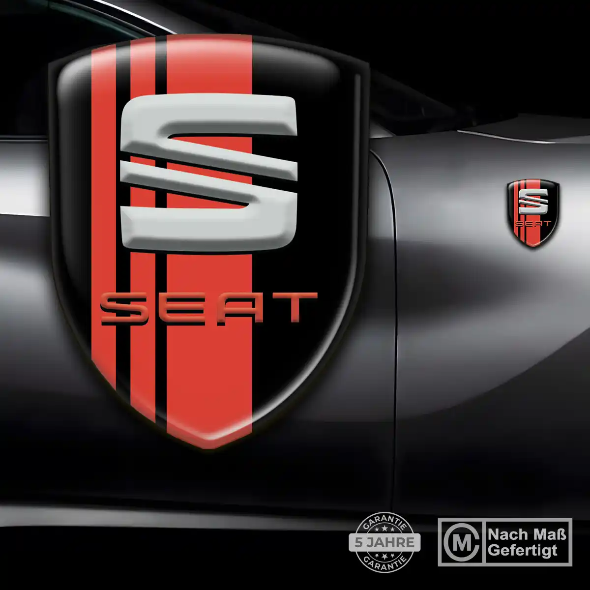 Seat Aufkleber Emblem Wappen Auto Premiumqualität