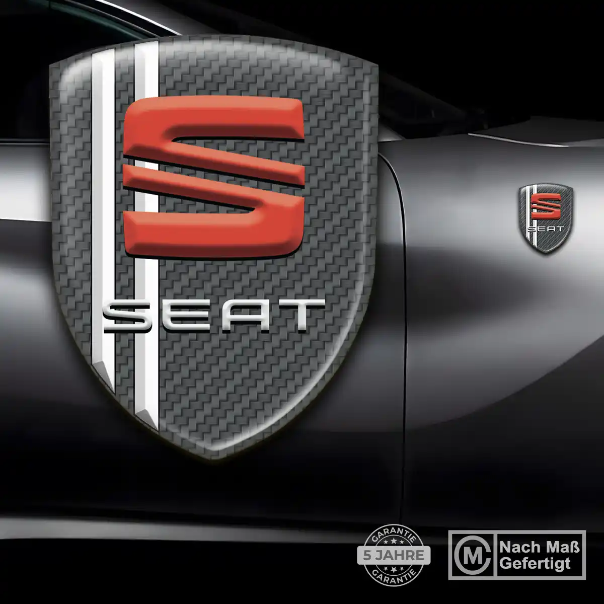 Seat Aufkleber Emblem Wappen Premium-Edition