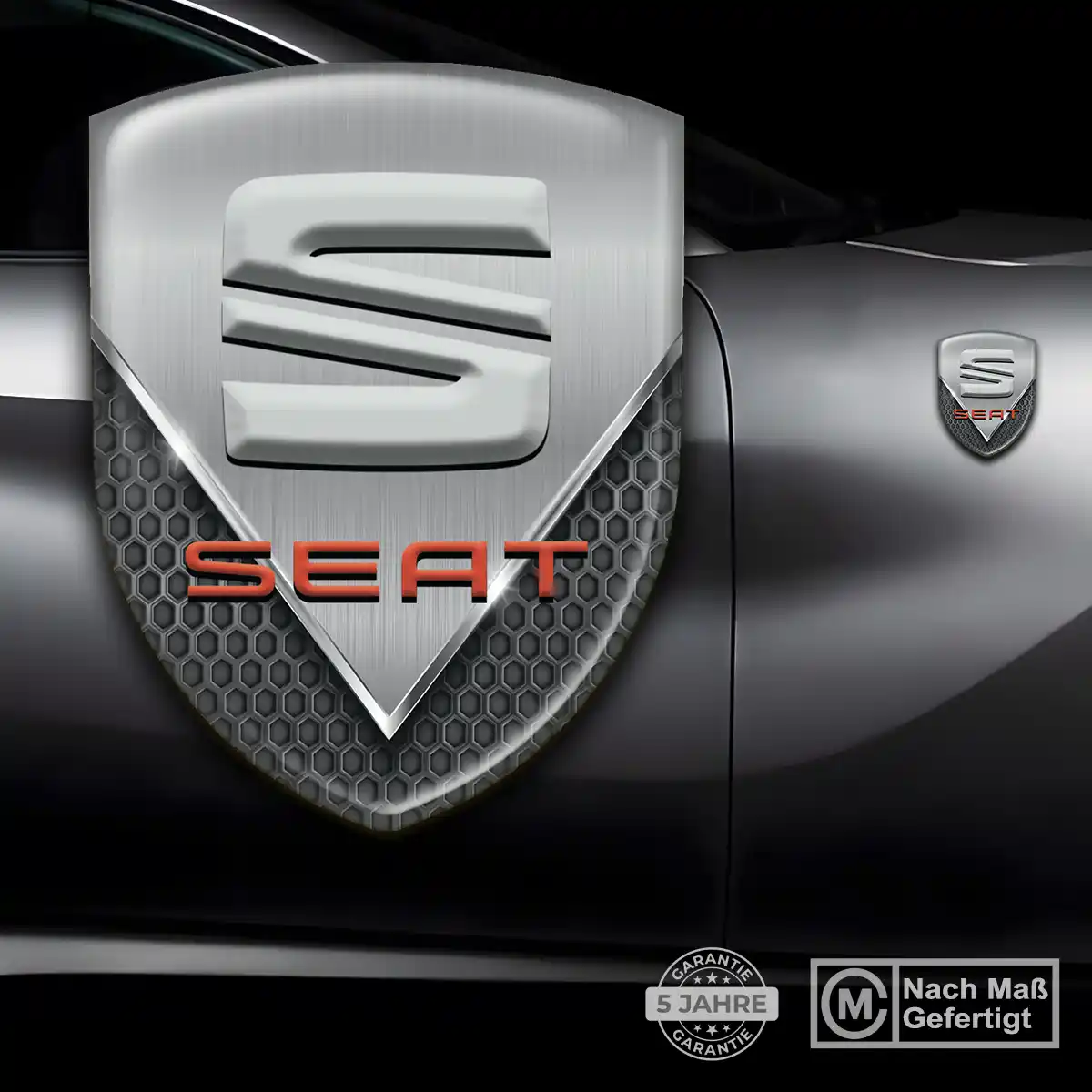 Seat Aufkleber Emblem Wappen Premiumqualität