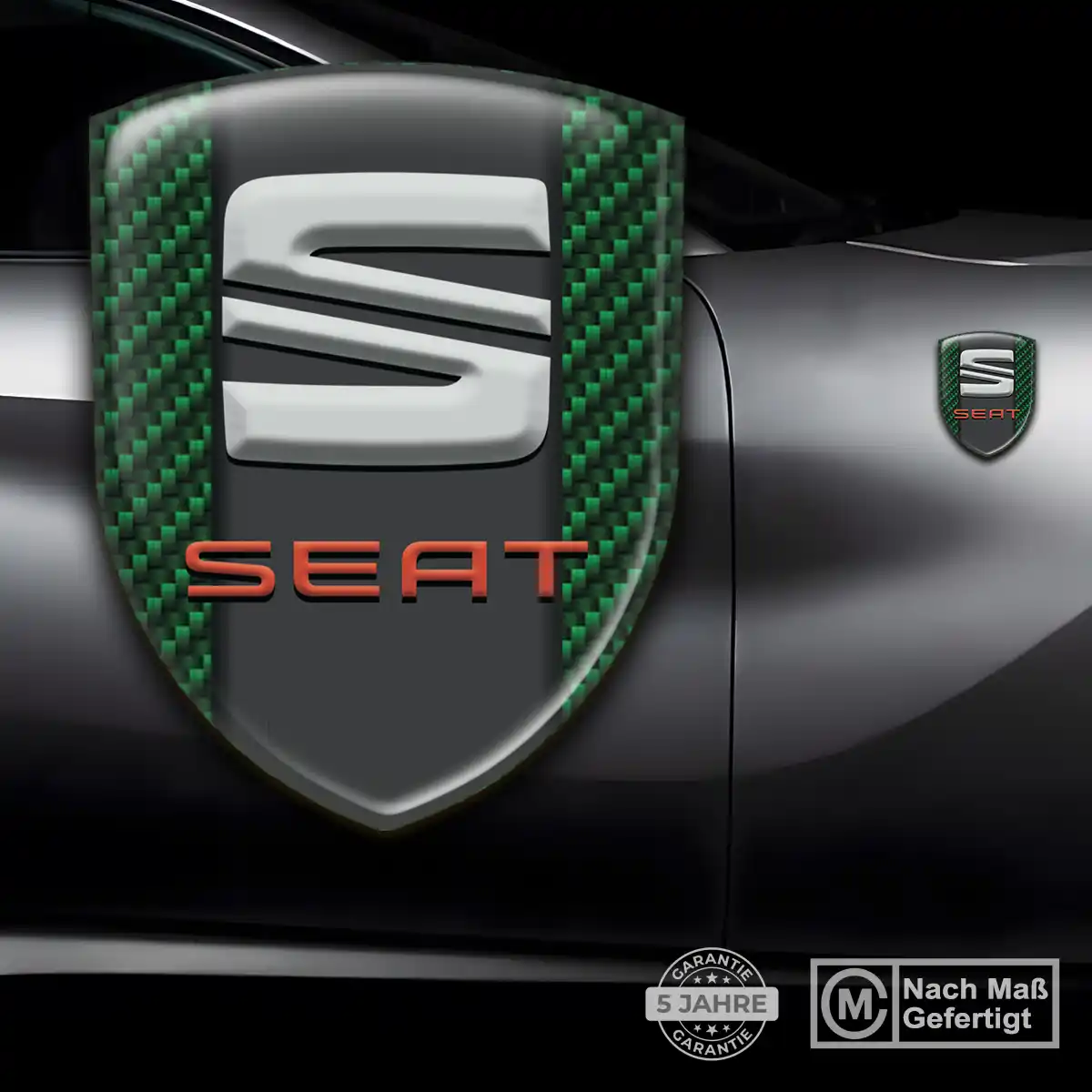 Seat Aufkleber Embleme Silikon Auto Hohe Qualität