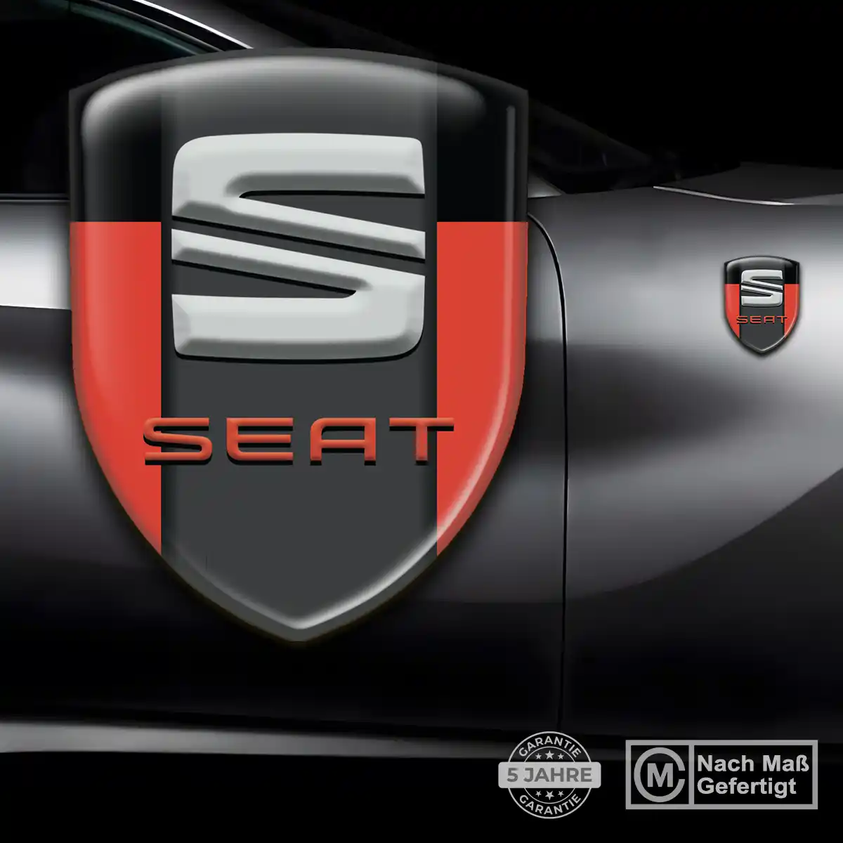 Seat Aufkleber Embleme Silikon Auto Stilvolles Design