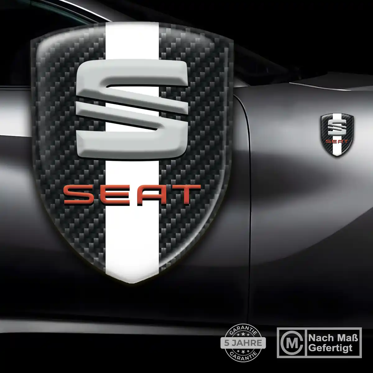Seat Aufkleber Embleme Silikon Hohe Qualität