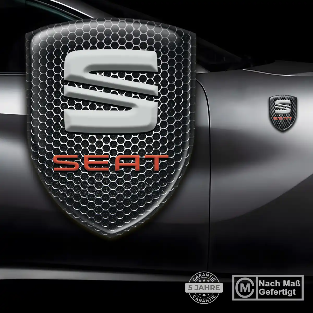 Seat Aufkleber Embleme Silikon Premium-Edition