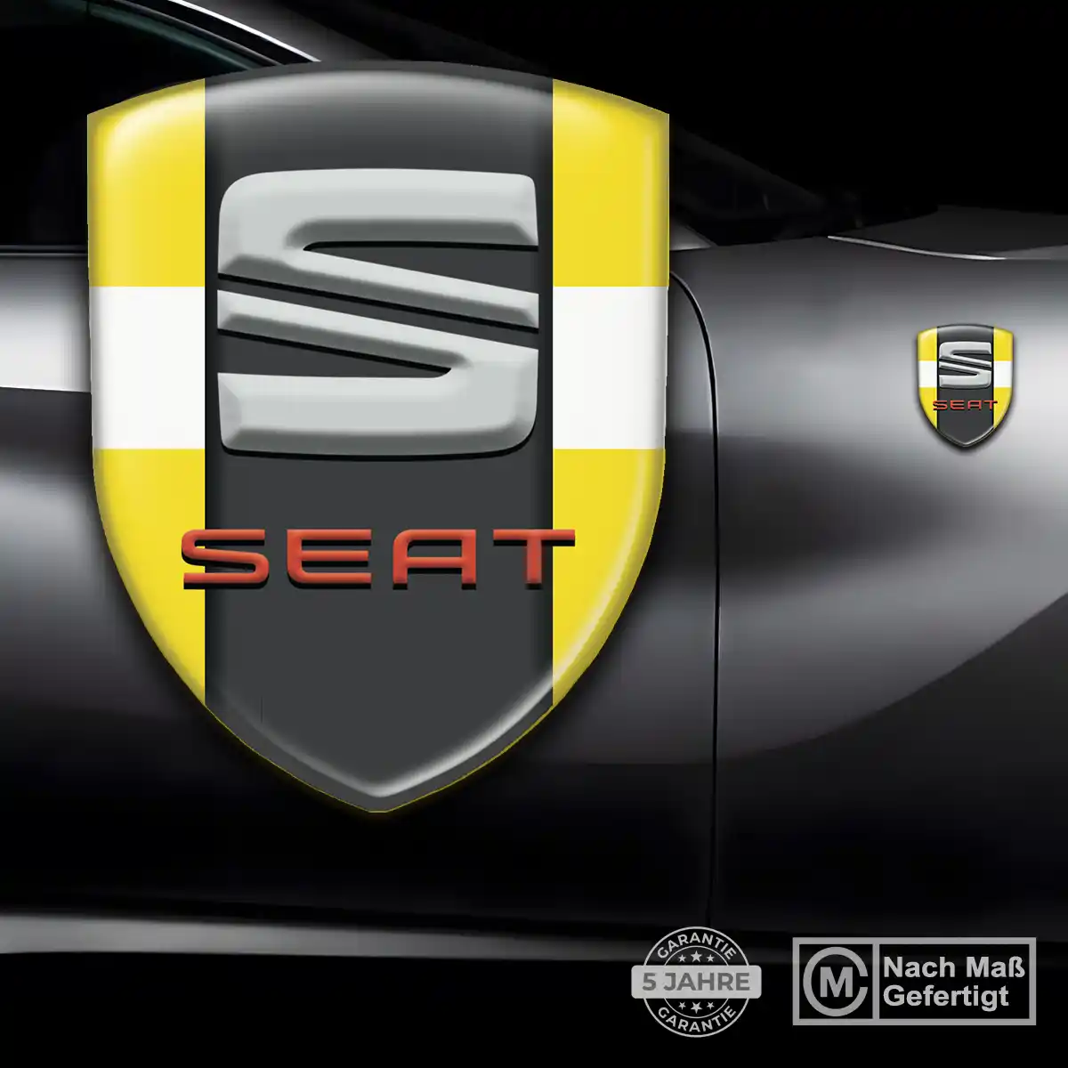 Seat Aufkleber Embleme Silikon Premiumqualität