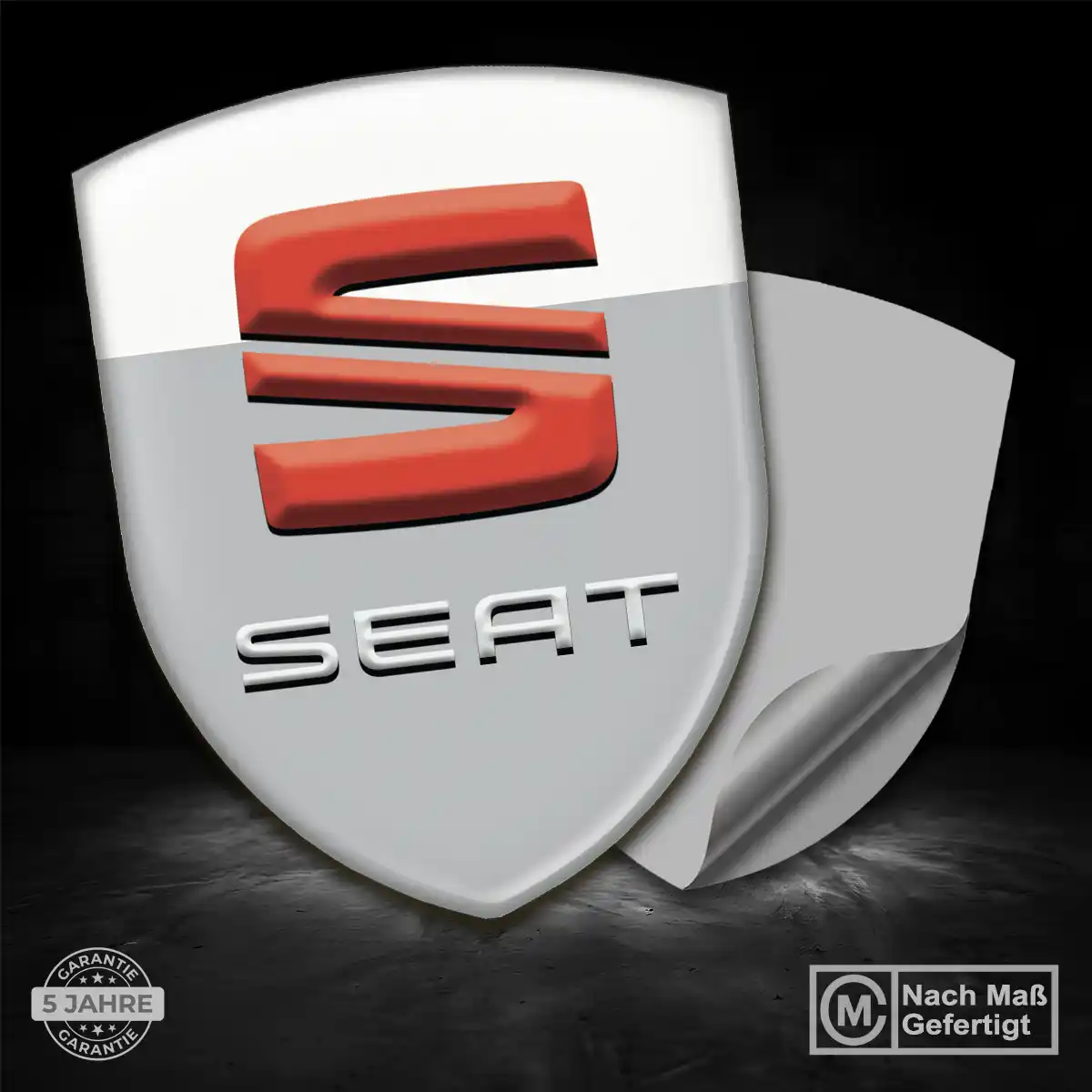 Seat Aufkleber Embleme Silikon Stilvolles Design
