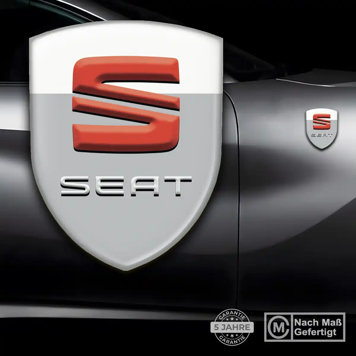 Seat Aufkleber Embleme Silikon Stilvolles Design