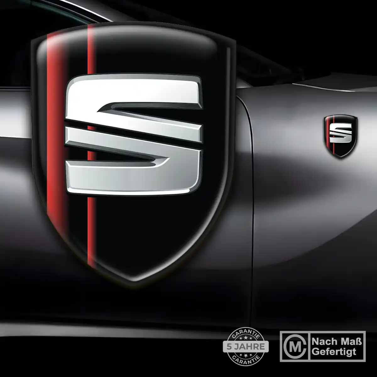 Seat Aufkleber Silikon Embleme Auto Premium-Edition