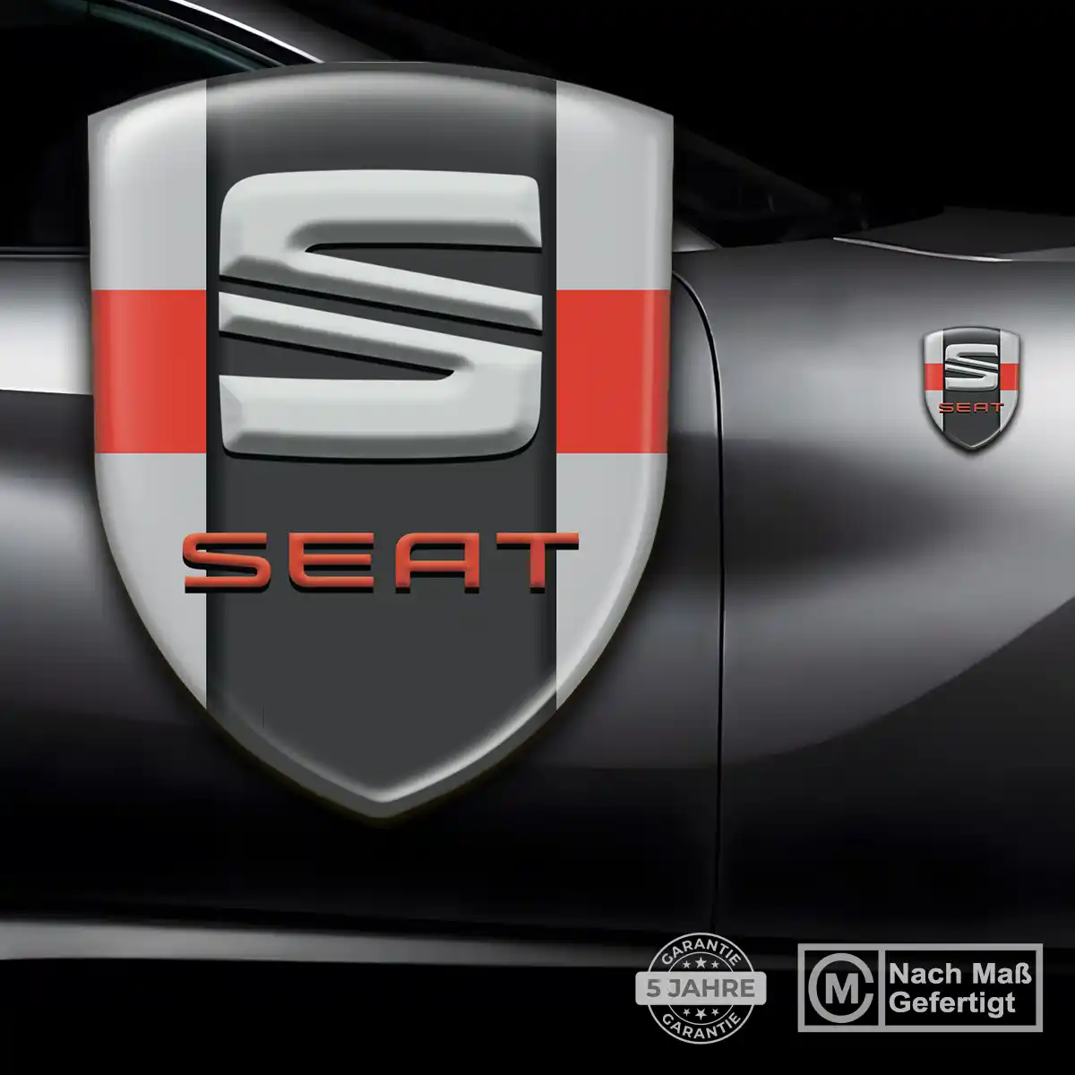 Seat Aufkleber Silikon Embleme Auto Premiumqualität
