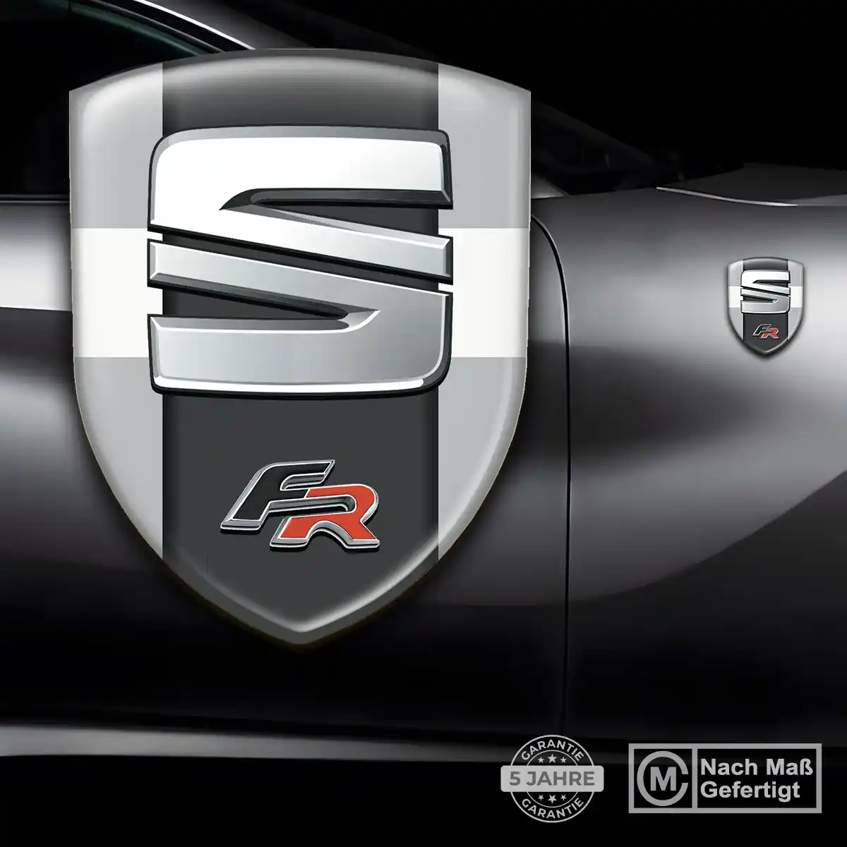 Seat Aufkleber Silikon Embleme Premiumqualität