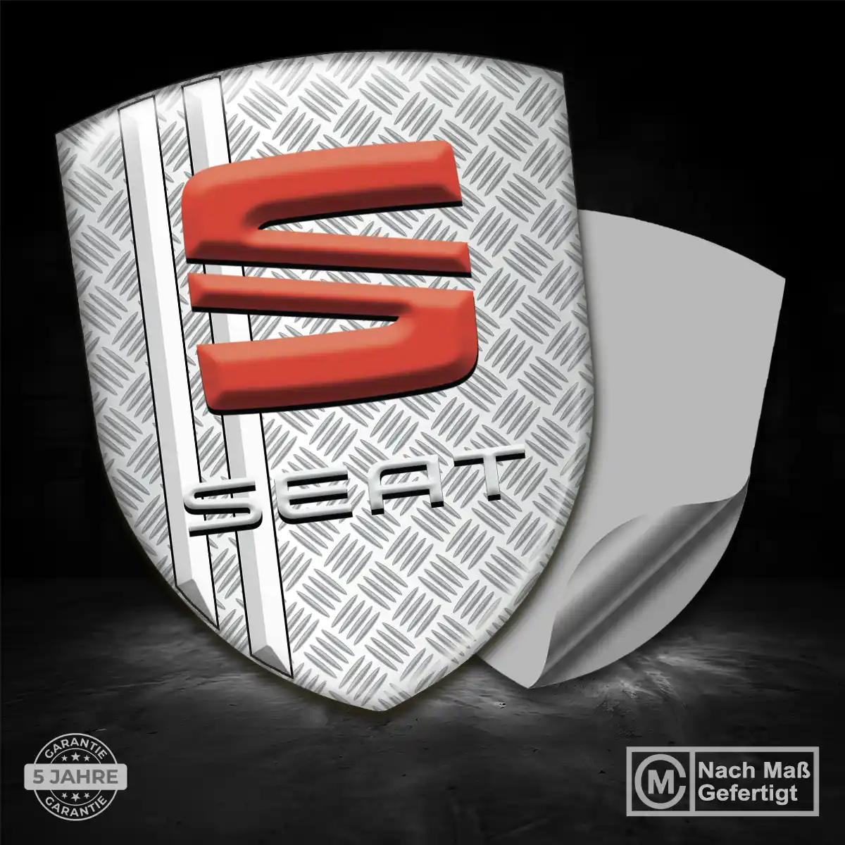 Seat Aufkleber Wappen Auto Premium-Edition