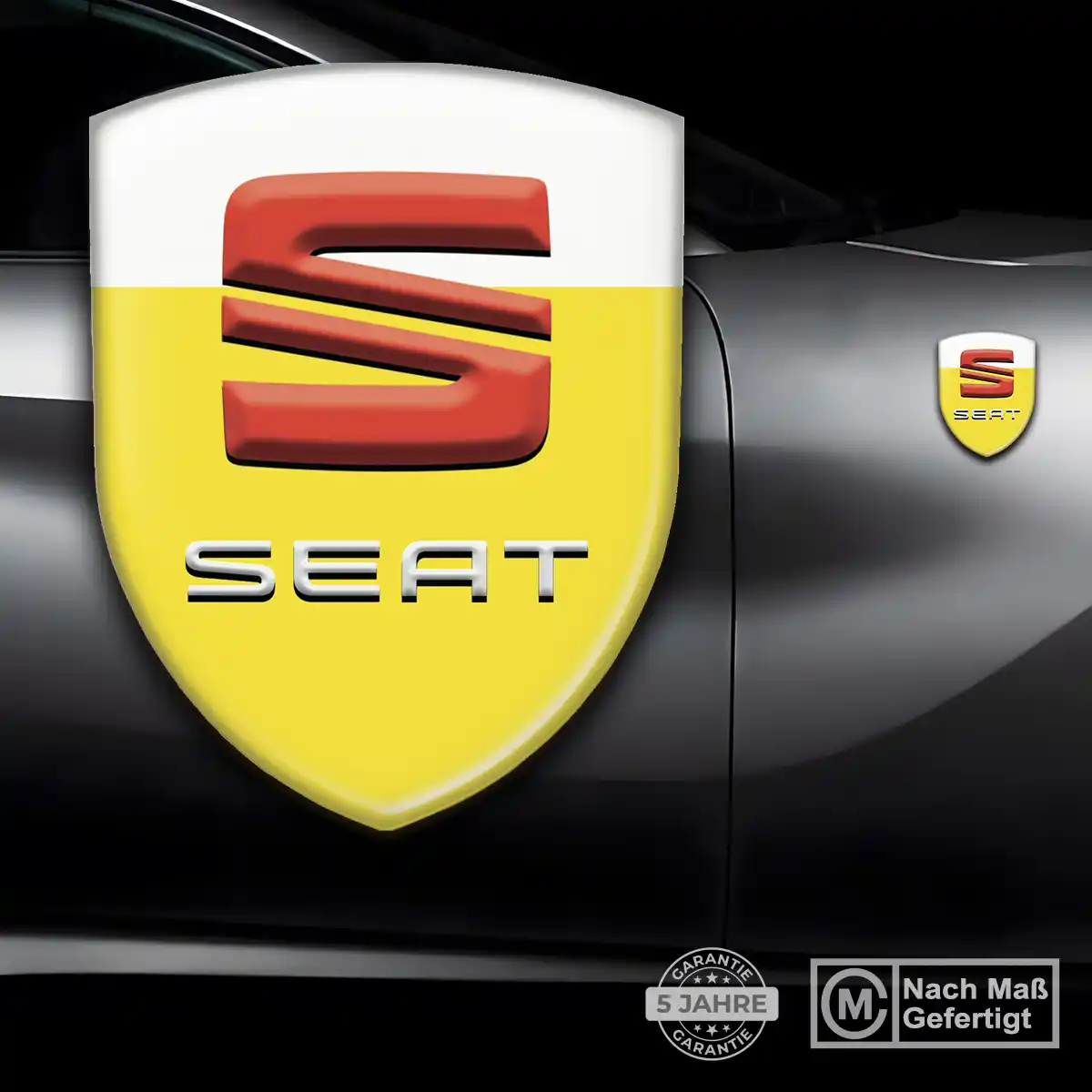 Seat Aufkleber Wappen Auto Stilvolles Design