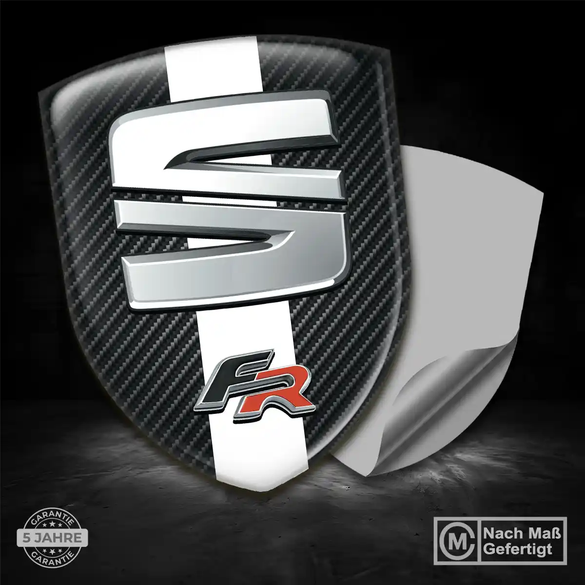 Seat Aufkleber Wappen Emblem Auto Premium-Edition
