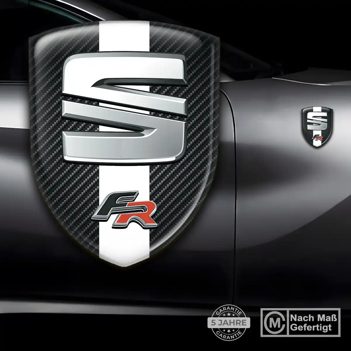 Seat Aufkleber Wappen Emblem Auto Premium-Edition