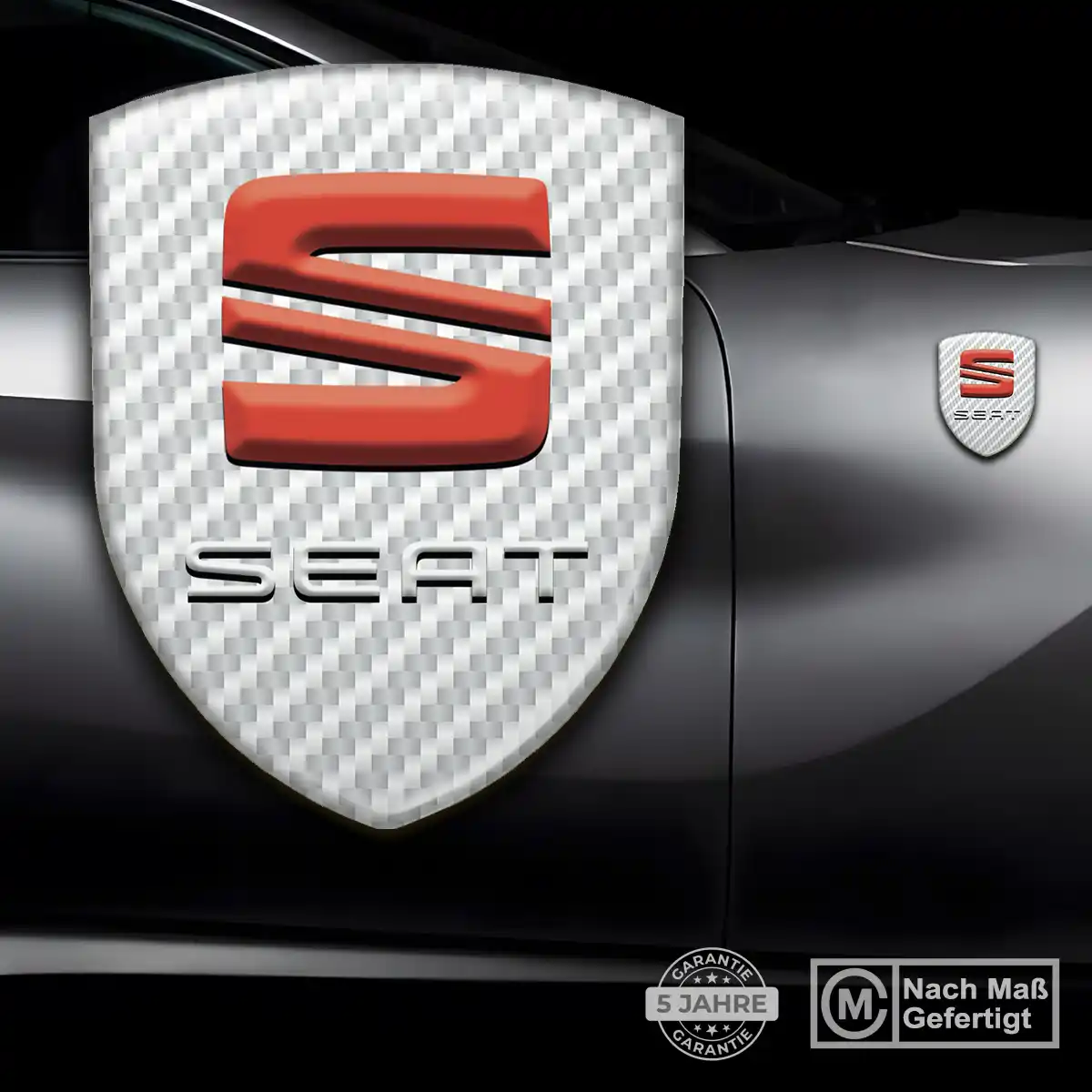 Seat Aufkleber Wappen Emblem Auto Stilvolles Design