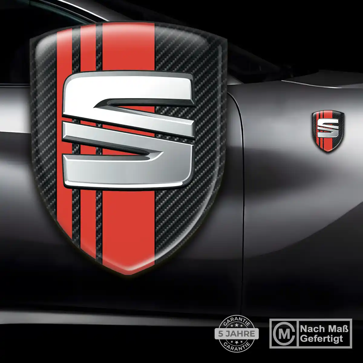 Seat Aufkleber Wappen Emblem Hohe Qualität