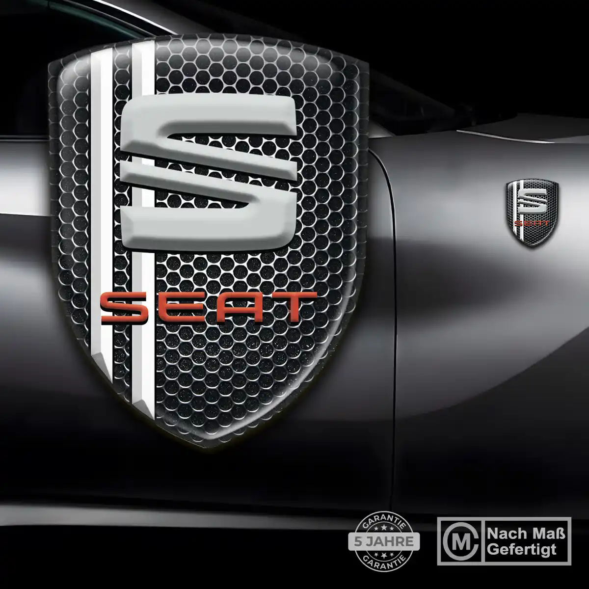 Seat Aufkleber Wappen Emblem Luxus-Edition