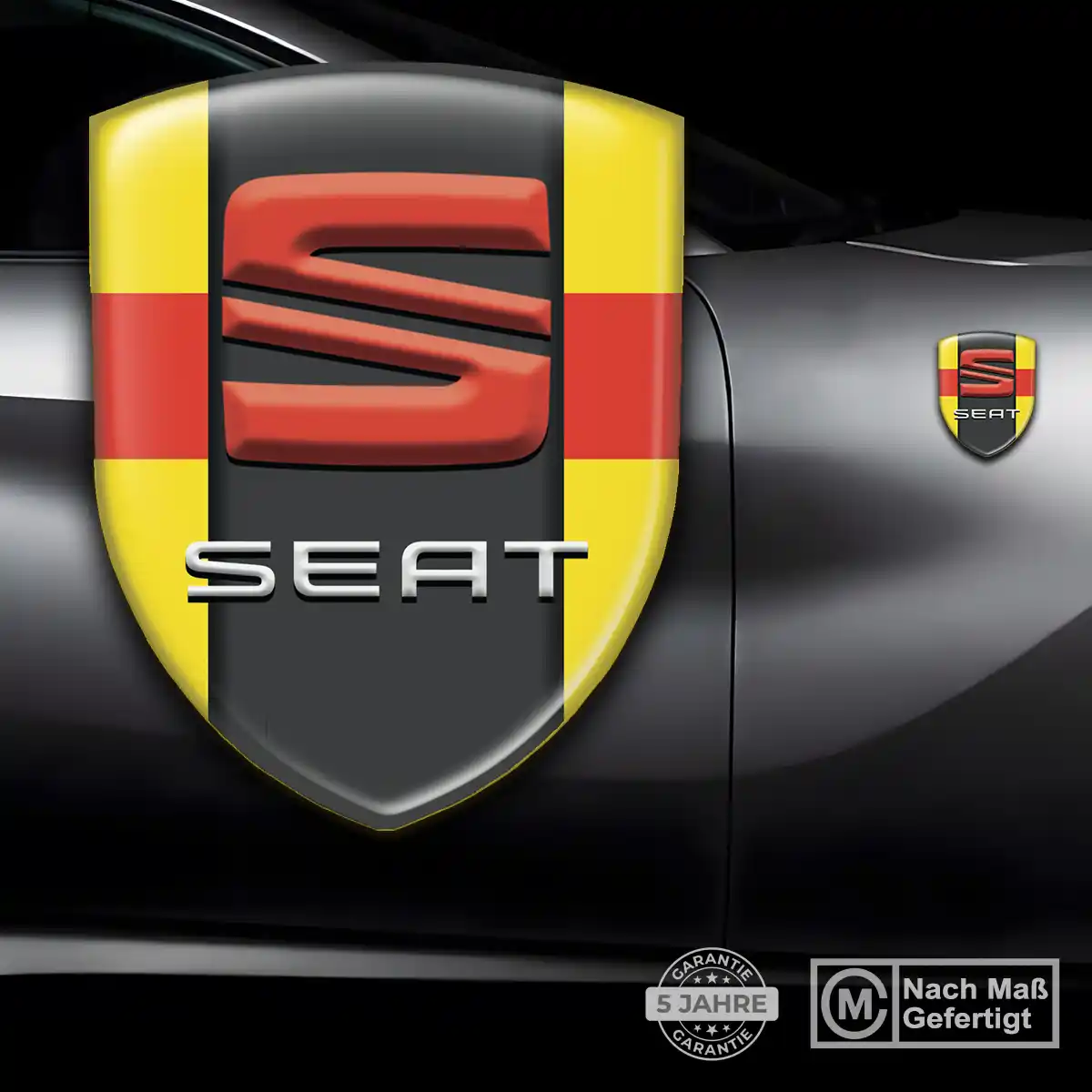 Seat Aufkleber Wappen Emblem Premium-Edition