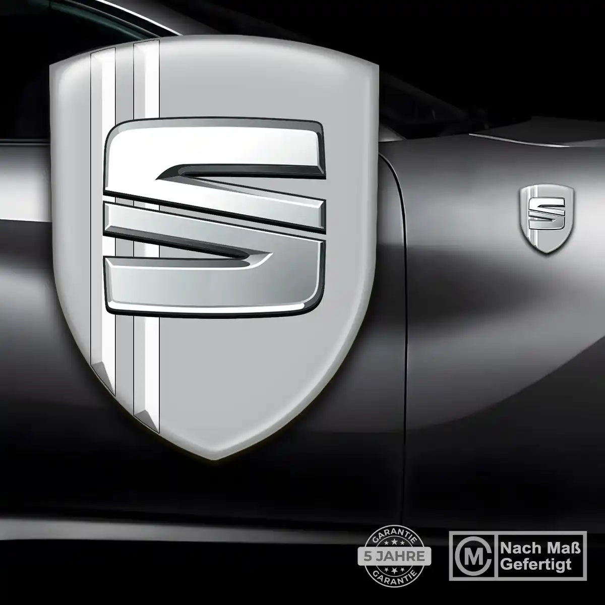 Seat Aufkleber Wappen Emblem Premiumqualität