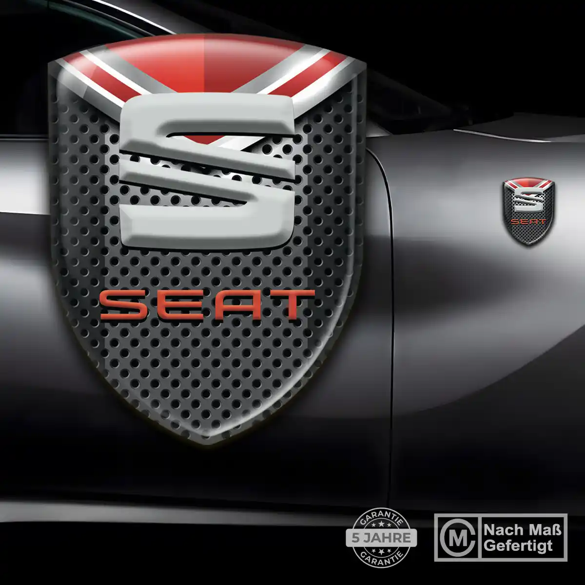 Seat Aufkleber Wappen Premium-Edition